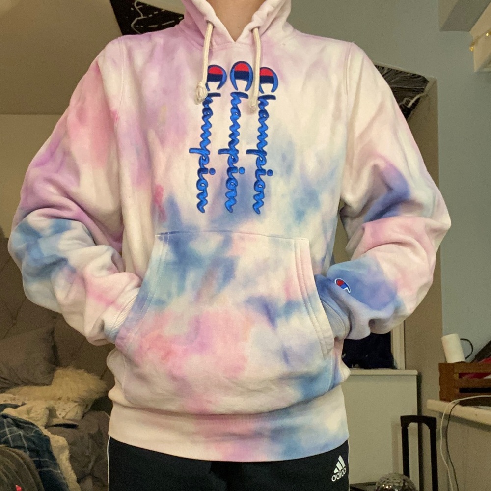 Urban outfitters one of a kind tie dyed hoodie
